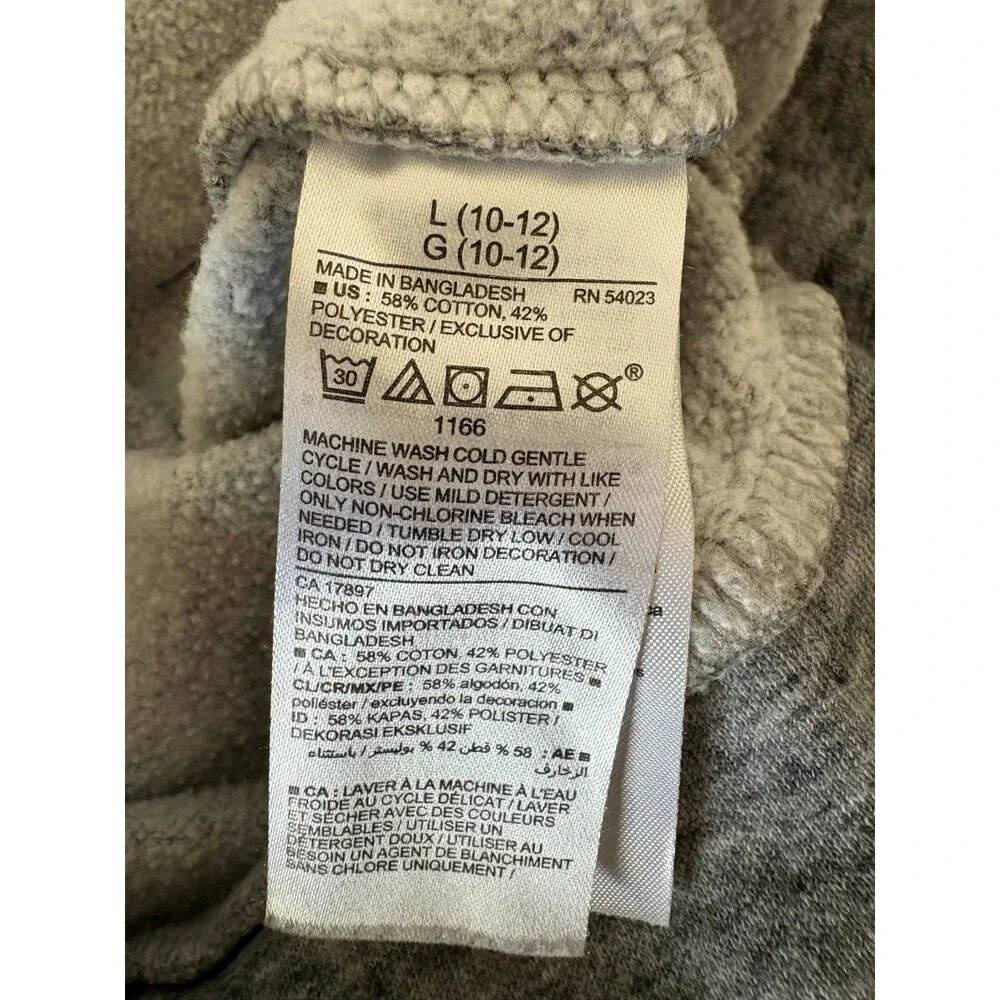 Youth Boy's OLD NAVY Zip-up Hoodie - Size 10/12 (Large)